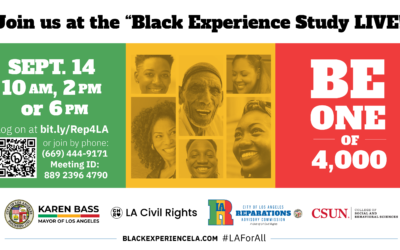September 14th “The Black Experience Study LIVE!” 2023